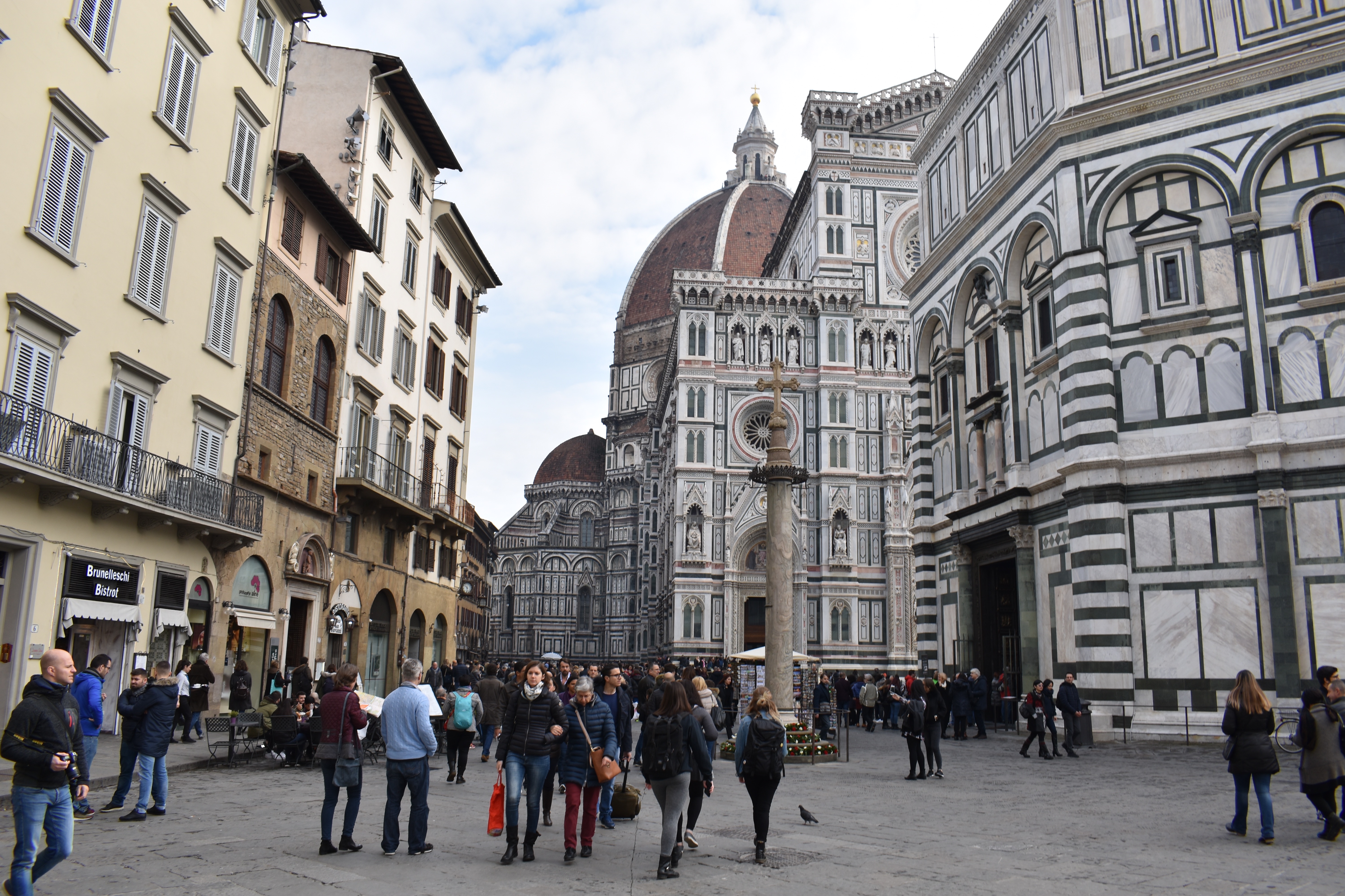 Tourists at the Duomo